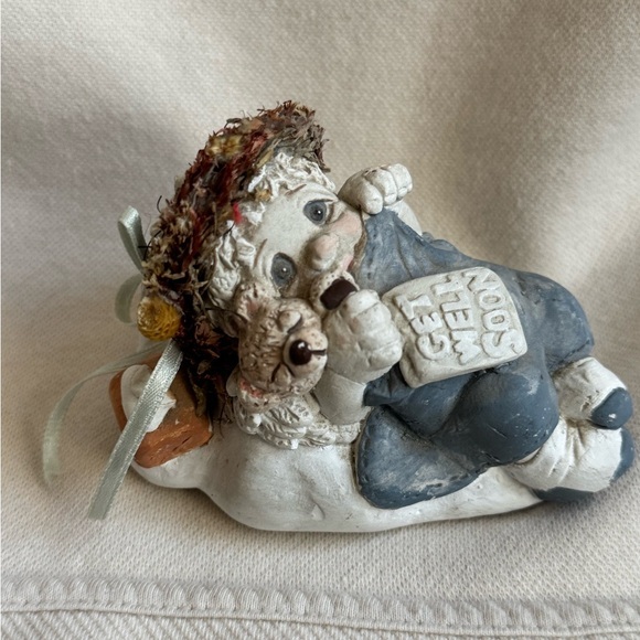 Other - Vintage Dreamsicles Ceramic “Get Well Soon” Cherub Figurine